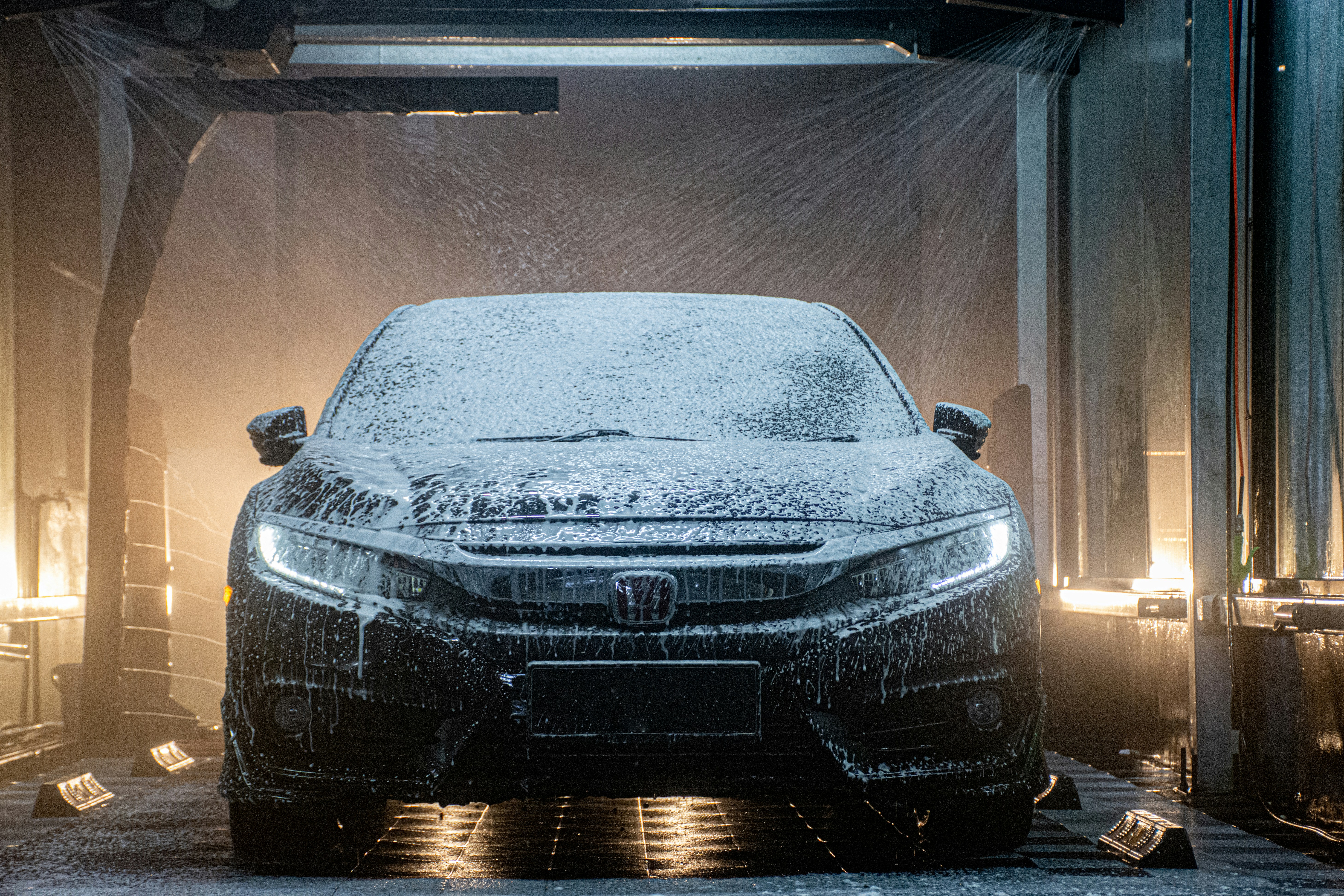 Car Wash Water Spray Professional Service