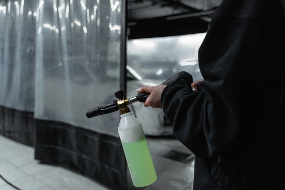 Professional-grade automotive detailing tools and products